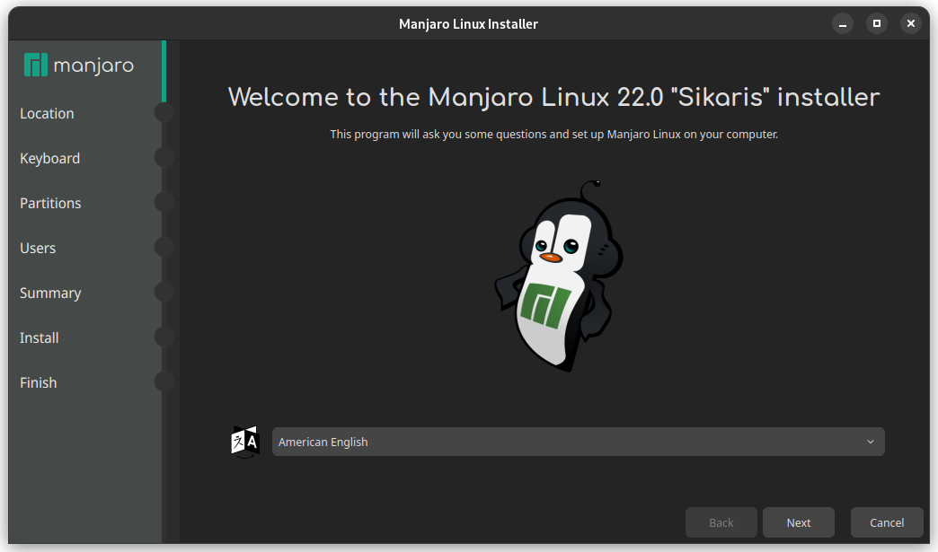 Manjaro Linux Installer