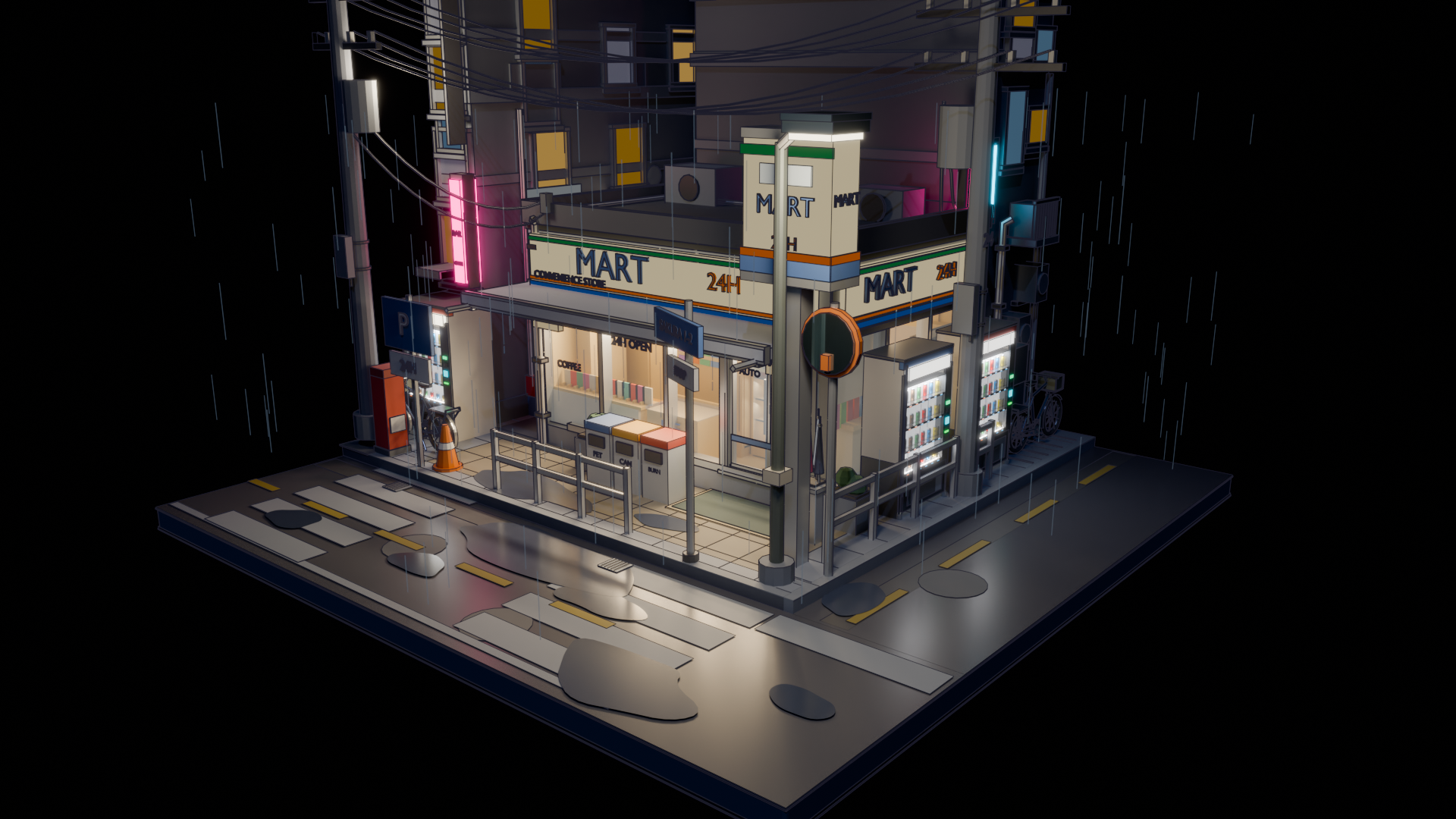 DeepSeek V4.1 Flash 和 Gemini 3.8 Flash 使用 Blender 建模